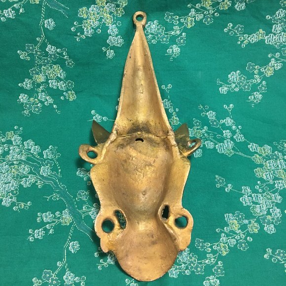 Brass Hindu Goddess Hanging Wall Decor - Picture 2 of 6